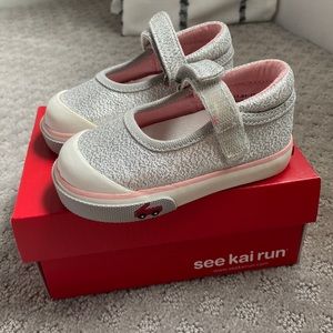 See Kai run Marie silver glitter